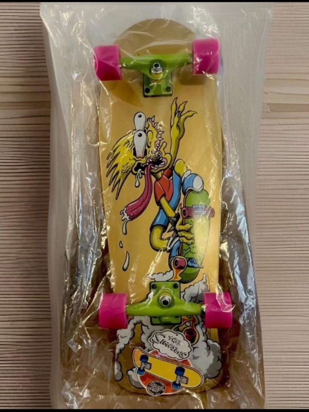 RARE The Simpsons Bart Slasher x Santa Cruz Gold edition